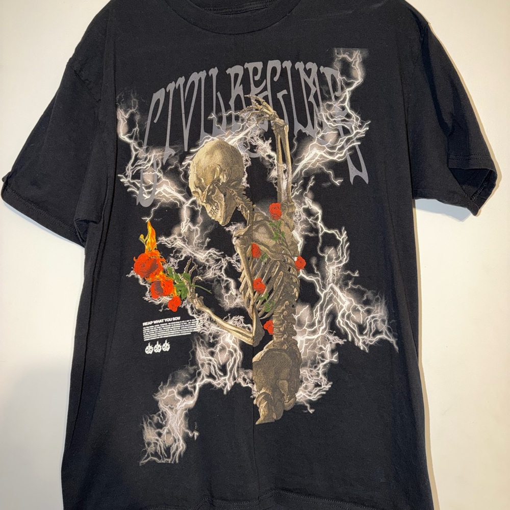 Civil Regime Black T-Shirt